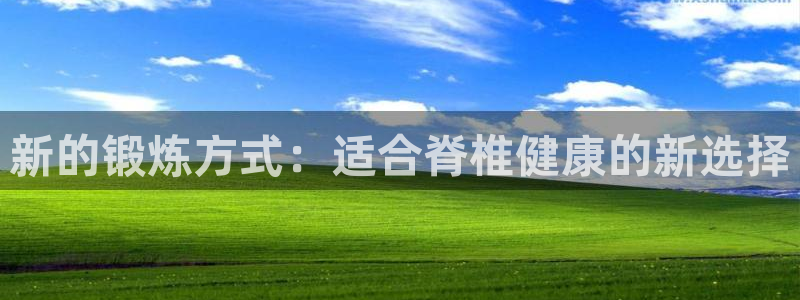 德国征途国际集团：新的锻炼方式：适合脊椎健康的新选择