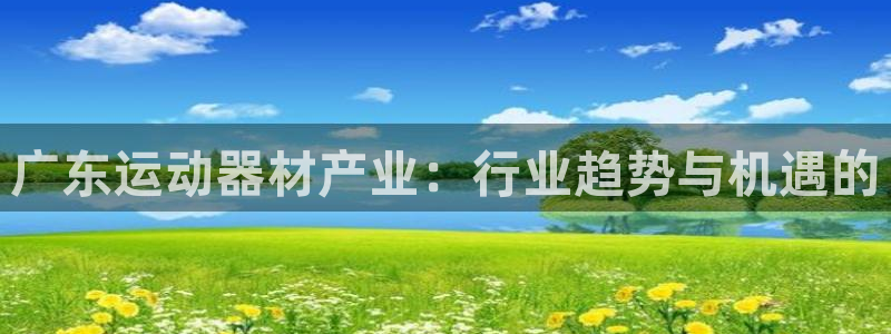 征途国际平台：广东运动器材产业：行业趋势与机遇的